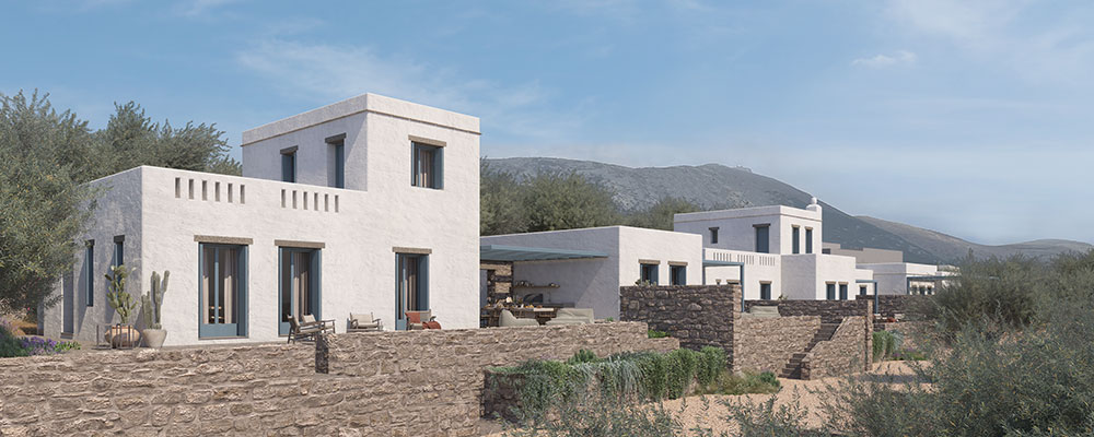 Construction de nouvelles maisons à Apollonia, sur l'île de Sifnos - Davaris immobilier
