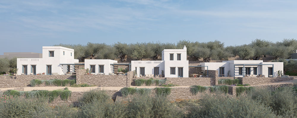 Construction de nouvelles maisons à Apollonia, sur l'île de Sifnos - Davaris immobilier