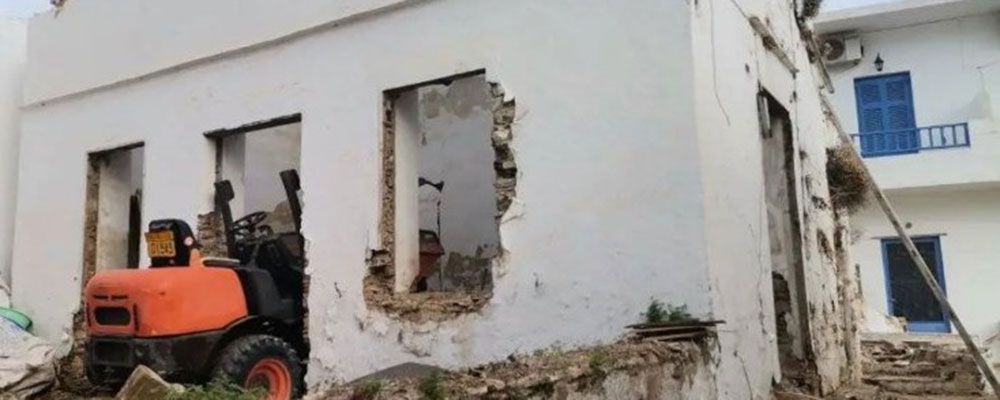 House renovation in Sifnos